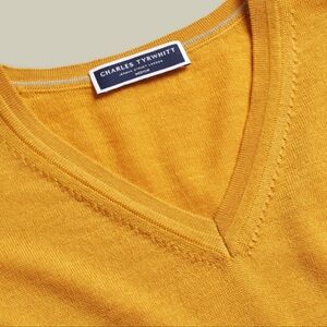 Charles TyrwhittMarino Wool V-Neck Sweater